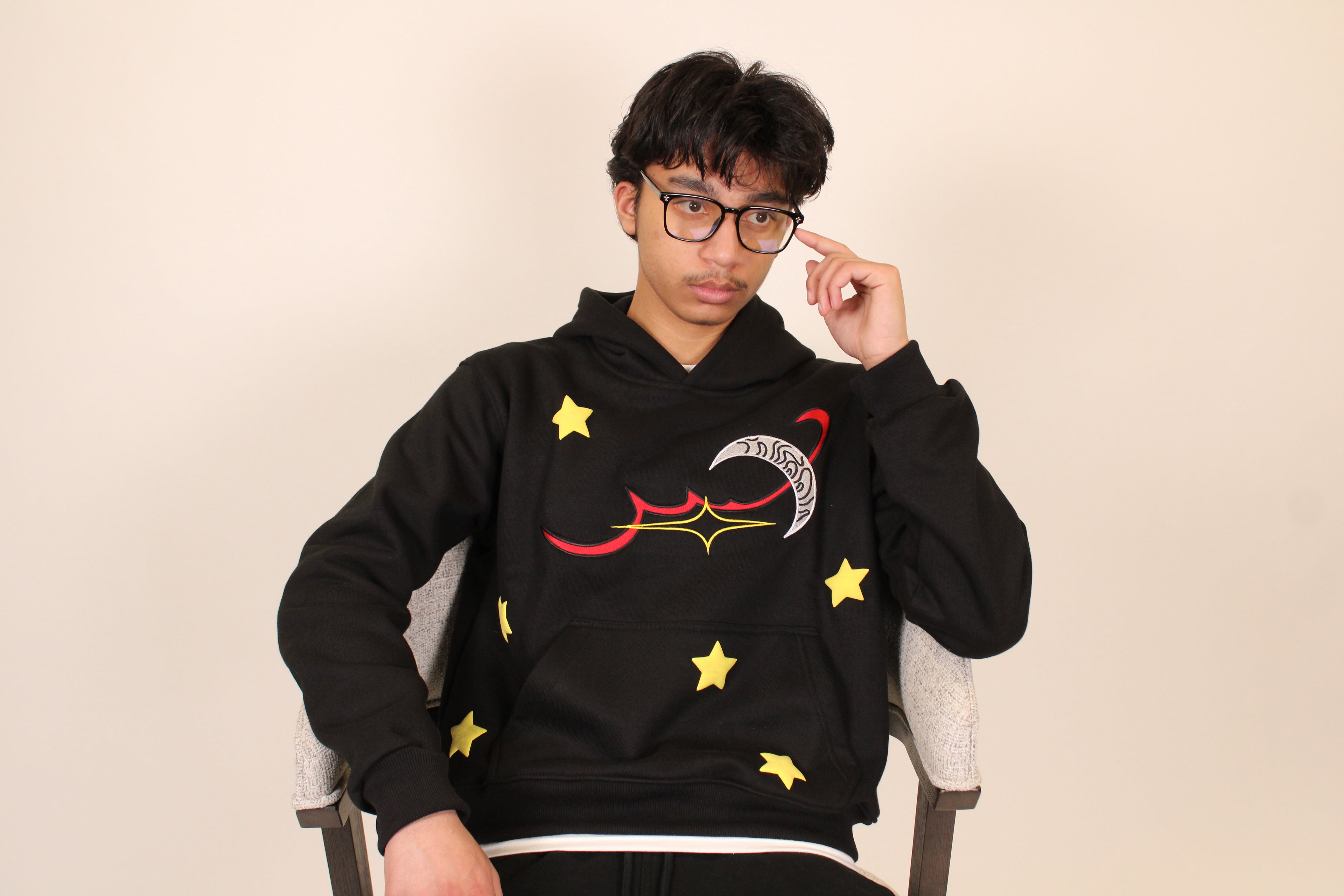 Yellow Star Sabrstyles Hoodie