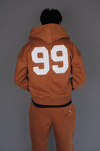Brown Distressed Sabr Sweatpants