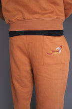 Brown Distressed Sabr Sweatpants