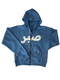 Baby Blue Distressed Sabr Hoodie