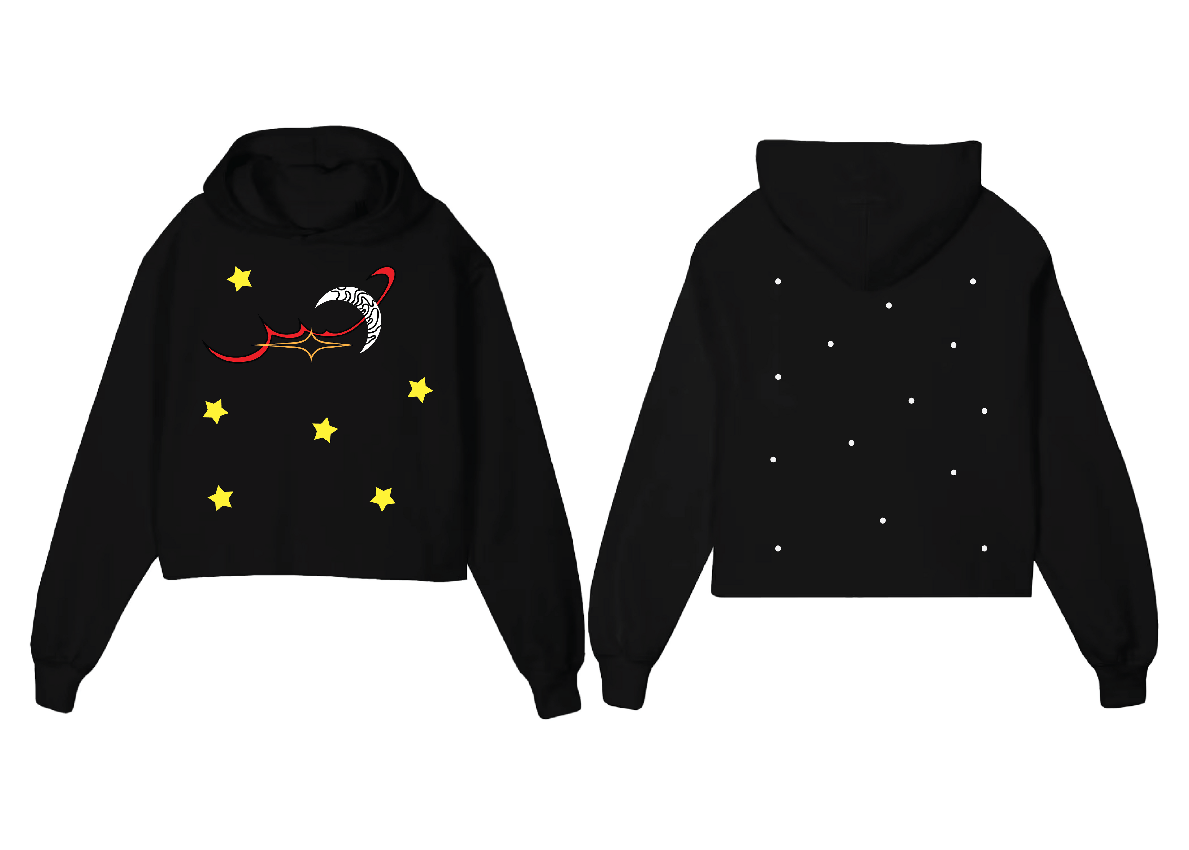 Yellow Star Sabrstyles Hoodie