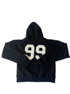 Black Distressed Sabr Hoodie