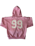 Pink Distressed Sabr Hoodie