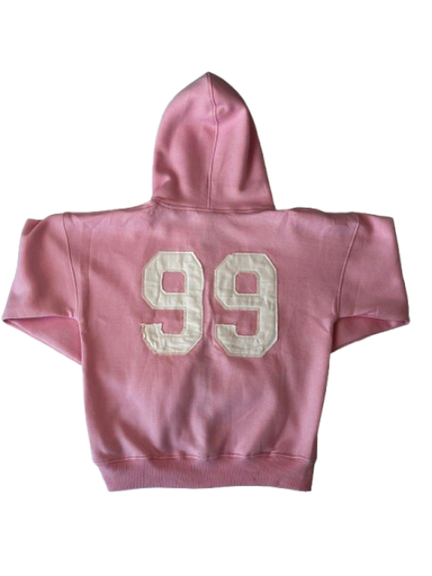 Pink Distressed Sabr Hoodie
