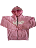 Pink Distressed Sabr Hoodie