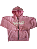 Pink Distressed Sabr Hoodie
